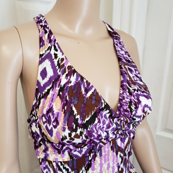 NEW! Speedo Geometric Print one-piece Swimsuit -10 - Picture 6 of 7